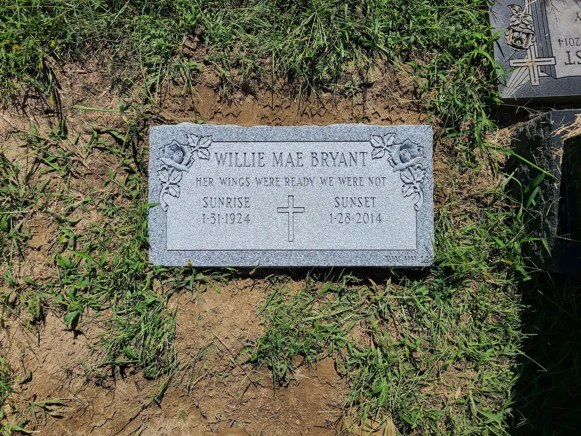 Granite Custom Grave Marker hand-carved by Custom Marker Shop in NJ — image 5